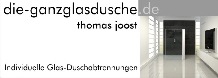 Die-Ganzglasdusche